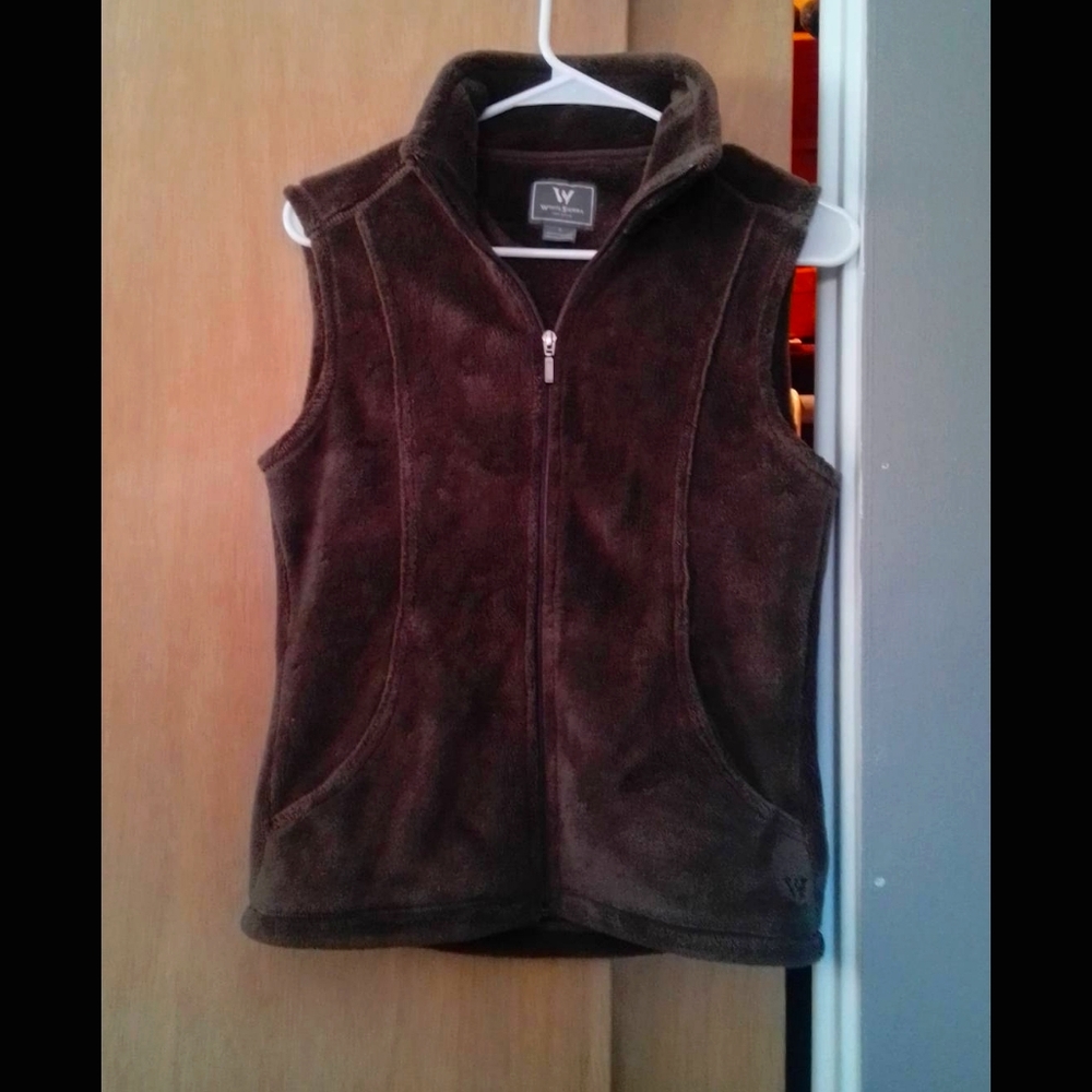 Plush fleece fitted vest